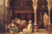 Jean-Baptiste Huysmans The Fortuneteller oil painting artist
